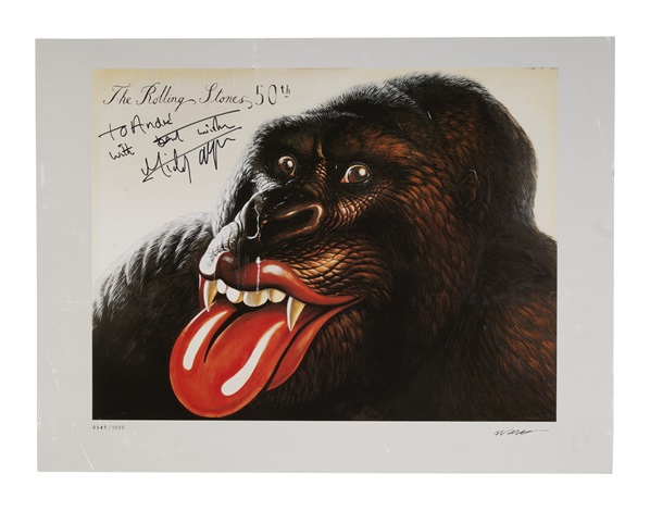 The Rolling Stones 50th Anniversary GRRR Gorilla Poster