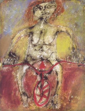 Jean Dubuffet、Cycliste Nue、海外版超希少レゾネ Cycliste nue by Jean Dubuffet on artnet
