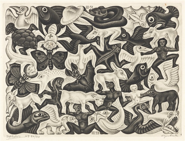 Plane Filling I. by M.C Escher on artnet