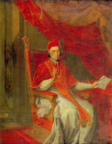 Retrato del papa Clemente XI by Italian SchoolRoman (18) on
