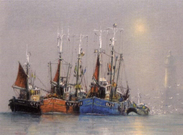 Fishermen by Jack Rigg on artnet