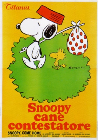 Snoopy cane contestatore by Charles M. Schulz on
