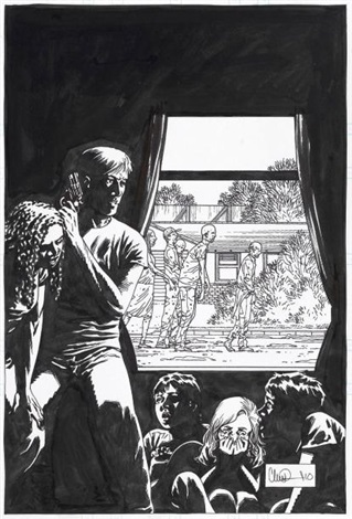 The walking dead US cover by Charlie Adlard on artnet