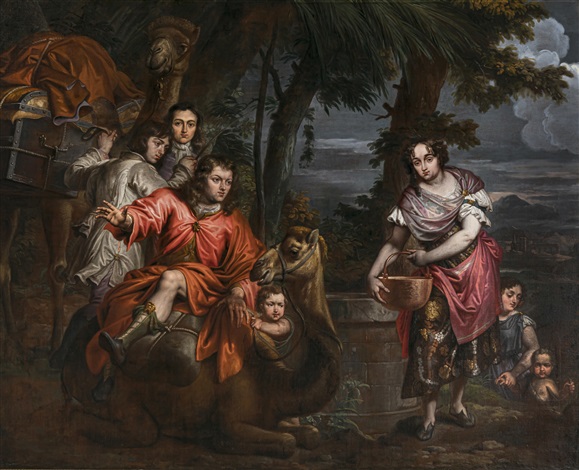 Jacobs journey from Labans house to Canaan by Jan Erasmus Quellinus on