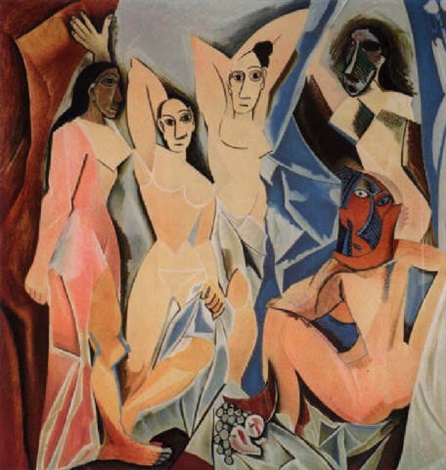 Les demoiselles dAvignon by Pablo Picasso on artnet