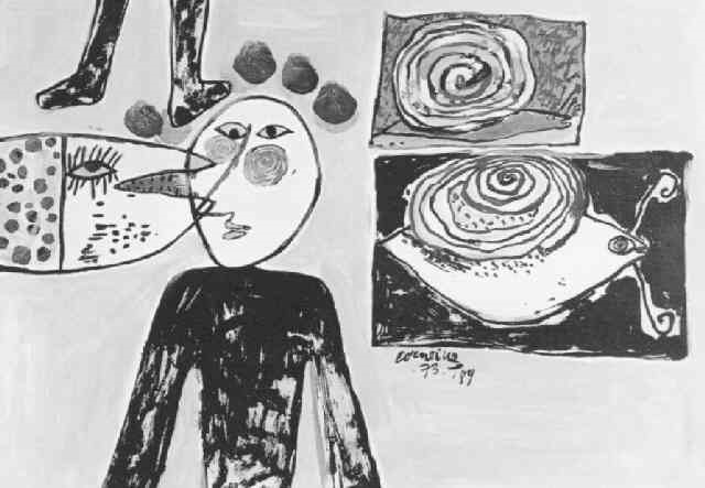 Pinocchio und Schnecken by Corneille on artnet