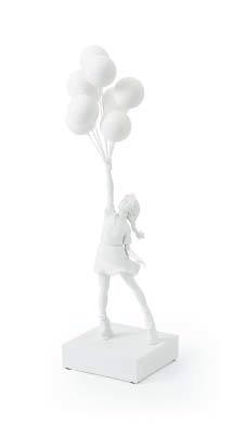 Flying Balloons Girl GESSO Ver. by Banksy on artnet
