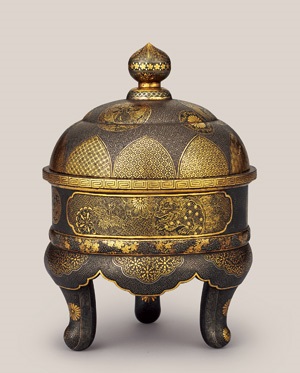 中国乾隆御制香炉 古董品 年代品 银香炉 ?白銅?银?0.8Kg