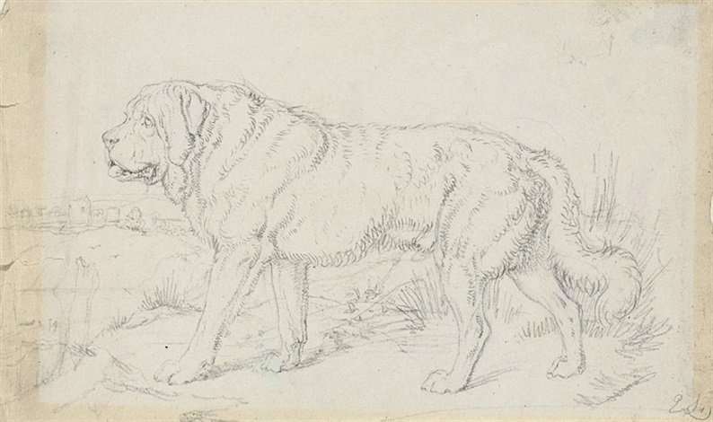 Edwin landseer hot sale st bernard