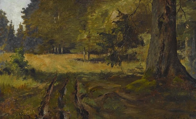 Waldweg By Josef Wenglein On Artnet