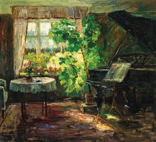Meine Zimmerlinde. Wohnzimmer des Künstlers, The Artists Living Room by