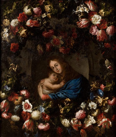 Guirnalda de flores con la Virgen con el Niño by Juan de Arellano on artnet Guirnalda de flores con la Virgen con el Niño by Juan de Arellano on artnet