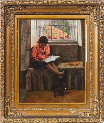 Interior scene with girl by Sofia Martins de Sousa on