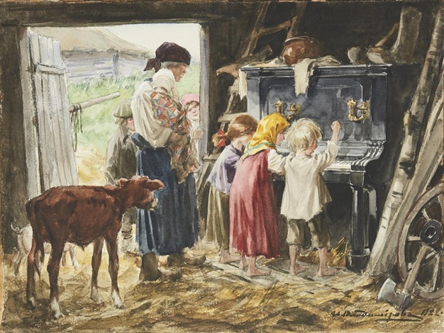 A set of 26 depictions of scenes from the Russian revolution