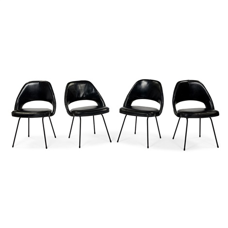 Executive Armless Chairs Set Of Four By Eero Saarinen On Artnet Executive Armless Chairs Set Of Four, Saarinen Executive Armless Chair