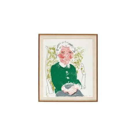 Portrait Of Mother I From The Moving Focus Series By David Hockney On Portrait Of Mother I From The Moving Focus Series By David Hockney On