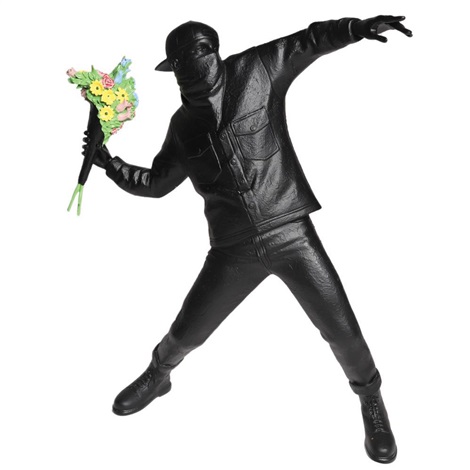 Sync x Brandalism x Medicom Flower Bomber Black Version by