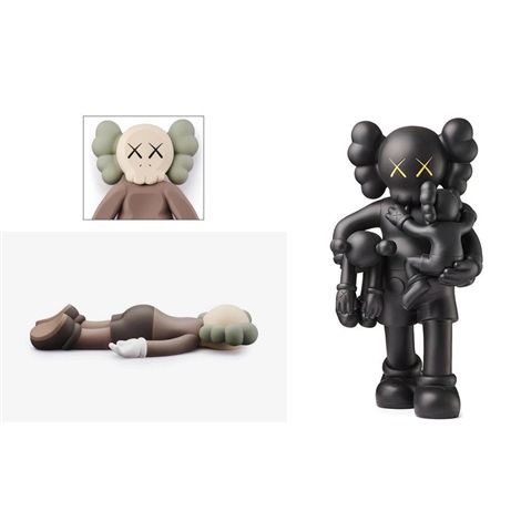 a Kaws Companion 2020 Open Edition brown with box b b Clean