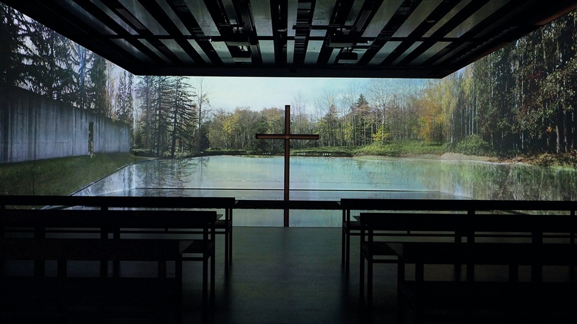 Installation of the Church on the Water by Tadao Ando on artnet