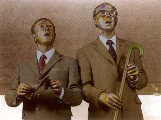 The singing sculpture by Gilbert & George on artnet