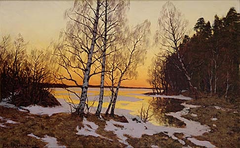 Aftonrodnad by Edvard Rosenberg on artnet