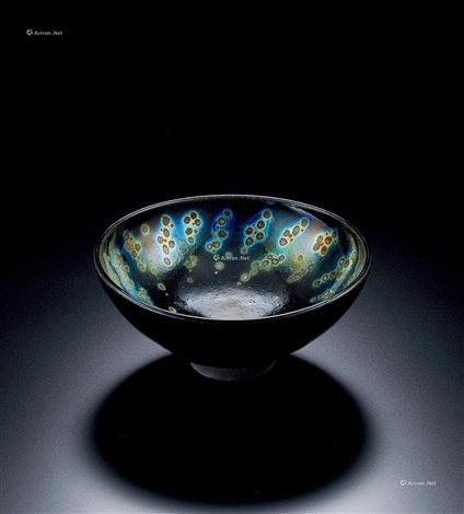 林恭助 曜変釉天目茶碗（共箱） by Kyosuke Hayashi on artnet
