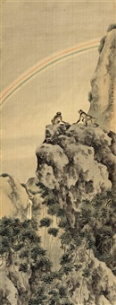 Liu Yong 油彩画 チベット　伝統的な衣装の人物と馬 真作】【WISH】芝田米三「太陽と馬」油彩 8号 ◇馬逸品 〇