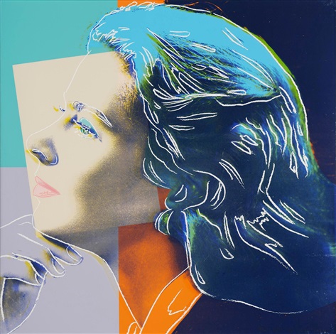 Herself, from Three portraits of Ingrid Bergman by Andy Warhol on