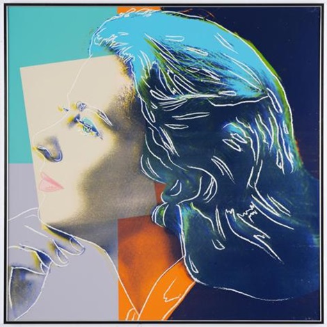 Herself, from Three portraits of Ingrid Bergman by Andy Warhol on