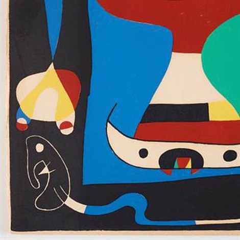 Joan Miro、FEMME AU MIROIR、海外版希少レゾネ、状態良好