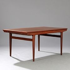 Dining Table Of Teak With Dutch Extension By Johannes Andersen On Artnet Dining Table Of Teak With Dutch, Johannes Andersen Dining Table