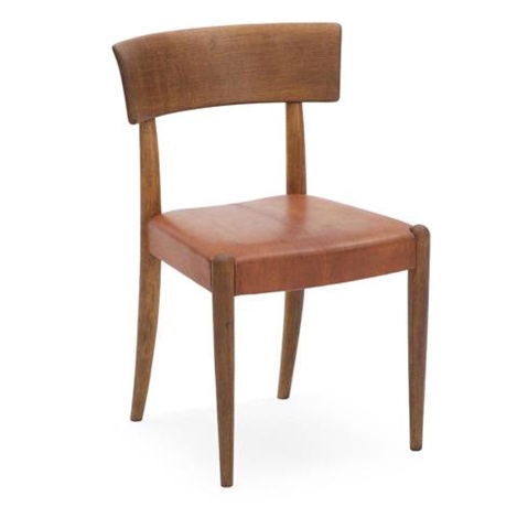 Set of Four Oak Chairs Attributed to Kaj Gottlob. Set of Four Oak Chairs Attributed to Kaj Gottlob.
