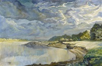 Thunderstorm Atmosphere Near Frose, 1948 Thunderstorm Atmosphere Near Frose, 1948