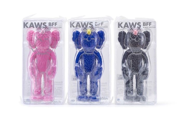 その他 KAWS BFF MoMA EXCLUSIVE BLACK + PINK KAWS | BFF (BLACK/ PINK/ MOMA EXCLUSIVE) (THREE WORKS) BFF