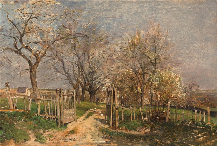 Frühling in Hacking by Emil Jacob Schindler on artnet