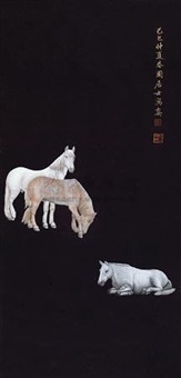 ジ*ン様 昭和初期 八駿馬全番組 高級天然素材 ジ*ン様 昭和初期 八駿馬全番組 高級天然素材 ナカ貿易株式