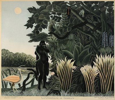 La charmeuse de serpents by R. Lacourière by Henri Rousseau on artnet