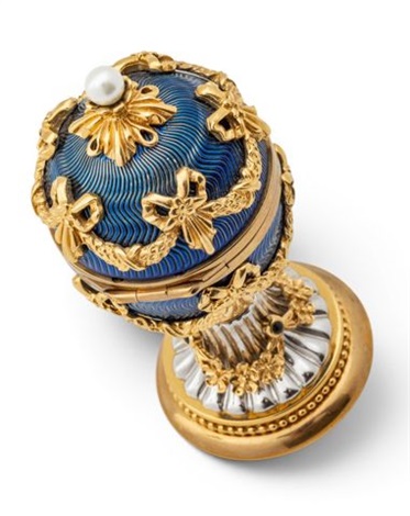 Egg Clock Le Petit Imperial Heirloom by Igor Carl Faberge on artnet