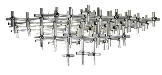Large light fixture by Trix Haussmann-Högl and Robert Haussmann on artnet