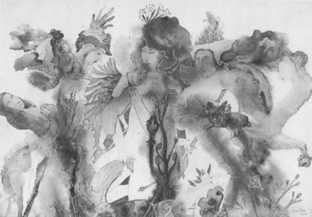 Flowers I by Fritz Janschka on artnet