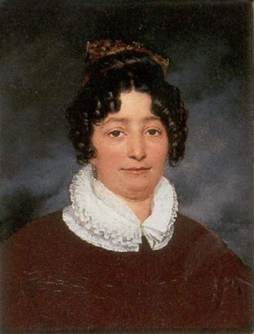 Portrait of a lady by Raymond Auguste Quinsac Monvoisin on