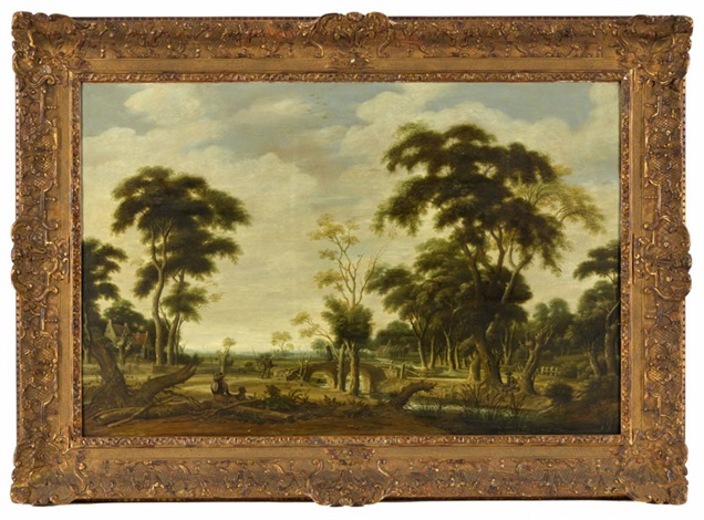 Site boisé, animé, traversé dun ruisseau by DirkRaphaelsz Camphuysen