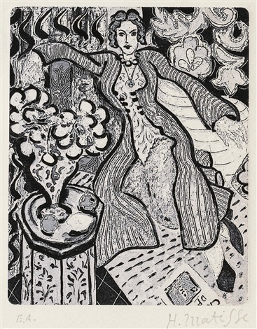 Henri Matisse、JEUNE FEMME、海外版超希少レゾネ、新品額付
