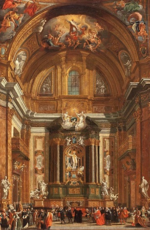 Capilla de San Ignacio de Loyola en la iglesia del Gesú en Roma by Giovanni Paolo Panini on artnet Capilla de San Ignacio de Loyola en la iglesia del Gesú en Roma by Giovanni Paolo Panini on artnet