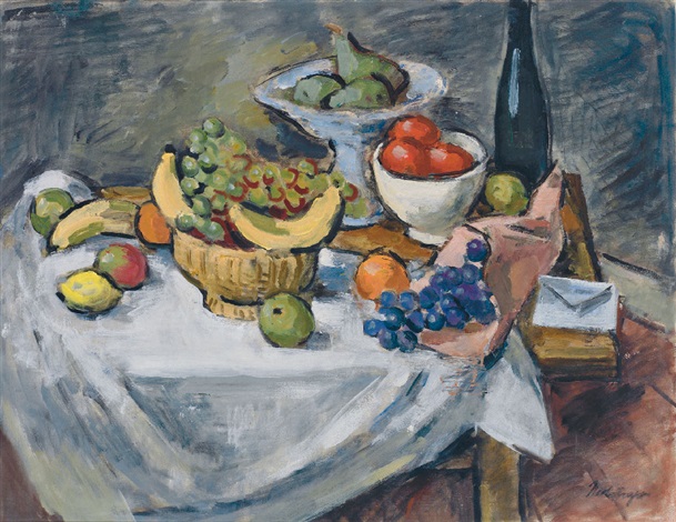 Obststilleben by Julius Herburger on