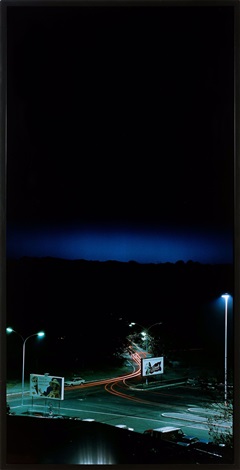 piazza pugliese #2, from the series ”generic night cities (and others)”, 1988–2000 by lewis baltz