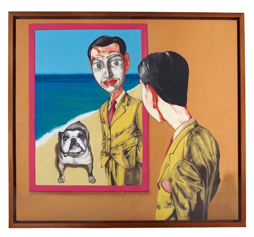 面具系列1998第17号 by Zeng Fanzhi on artnet