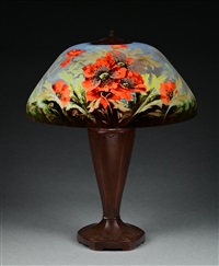 LALIQUE - モエブリジスmoe bridgesリバースペンティングチップスグラスデスクランプ LALIQUE - モエブリジスmoe bridgesリバースペンティング