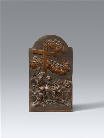 A cast bronze Lamentation group, circle of Georg Raphael Donner by ...