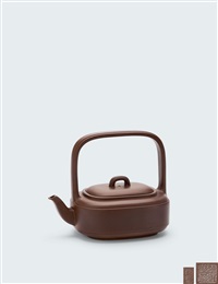 RITAO CHAN 　古錫　茶壷　茶心壷　約171g　V　R4828 Amazon.com | 千壶壶小品工艺师宜兴Purple clay teapot 紫砂壶